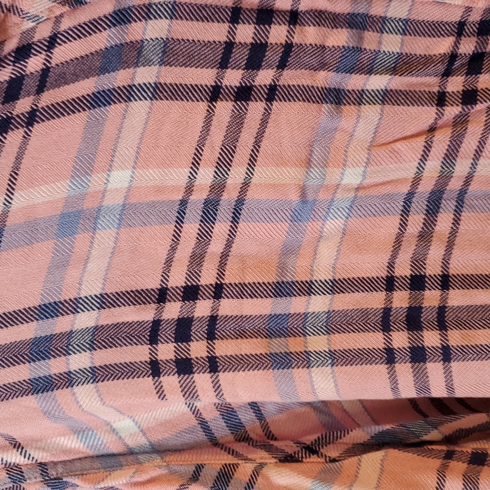 Time N Tru Pink Plaid Button-Up Shirt XXL - Picture 3 of 5